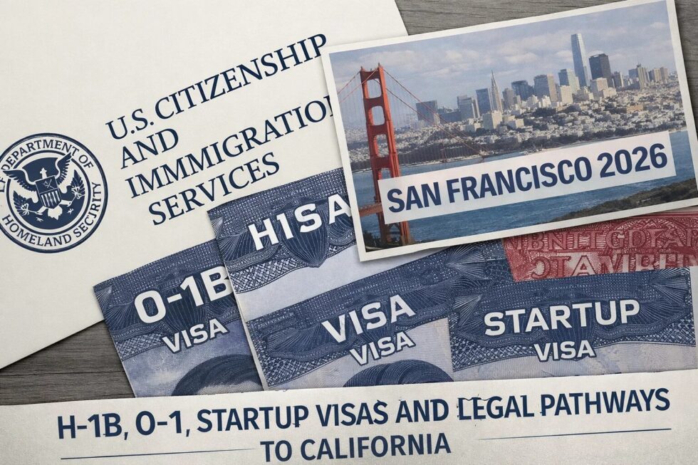 San Francisco 2026 visas overview: H-1B, O-1 and startup options, eligibility rules, timelines, quotas and legal pathways to move to California in 2026.