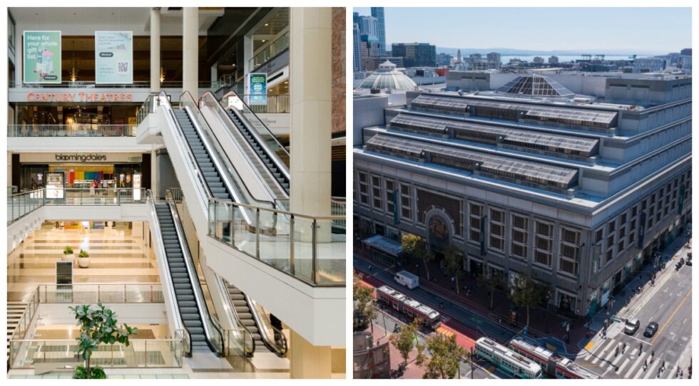 San Francisco Centre may sell at a deep discount; local developers compete to redevelop the downtown mall with new mixed-use plans.