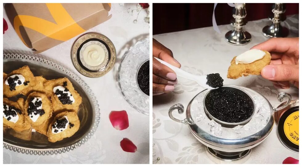 Celebrate Valentine’s Day in San Francisco with McDonald’s free McNuggets and caviar giveaway. Limited kits include crème fraîche, Mother of Pearl spoon, and $25 gift card.