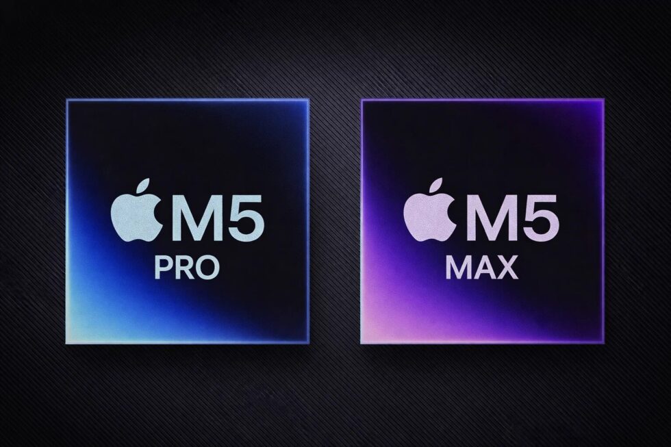 Apple MacBook Pro M5 Pro and M5 Max 2026: up to 8× faster AI, 128GB unified memory, 614GB/s bandwidth, 14.5GB/s SSD, Wi-Fi 7, Thunderbolt 5. Specs and release dates.