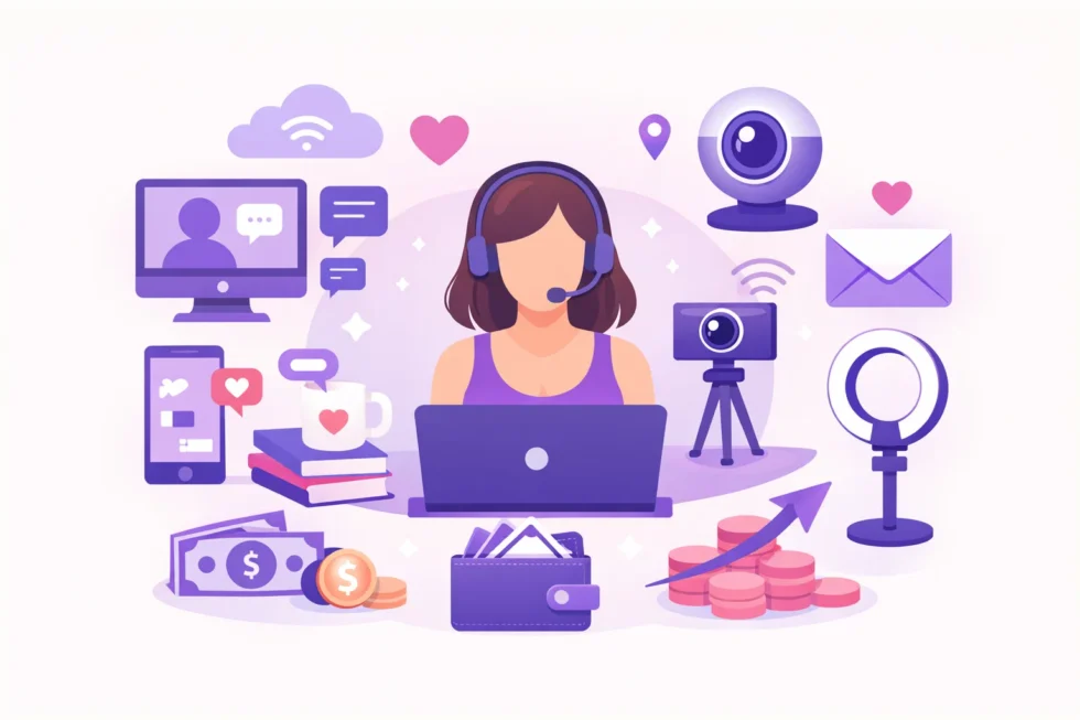 Remote work San Francisco now includes webcam model jobs from home and online studio work. Learn how OnlyFans and streaming platforms operate, industry statistics, earnings models and the growing creator economy. The industry also includes professional studios such as pretty-model.studio, which help new creators enter the market with training, equipment and technical support.