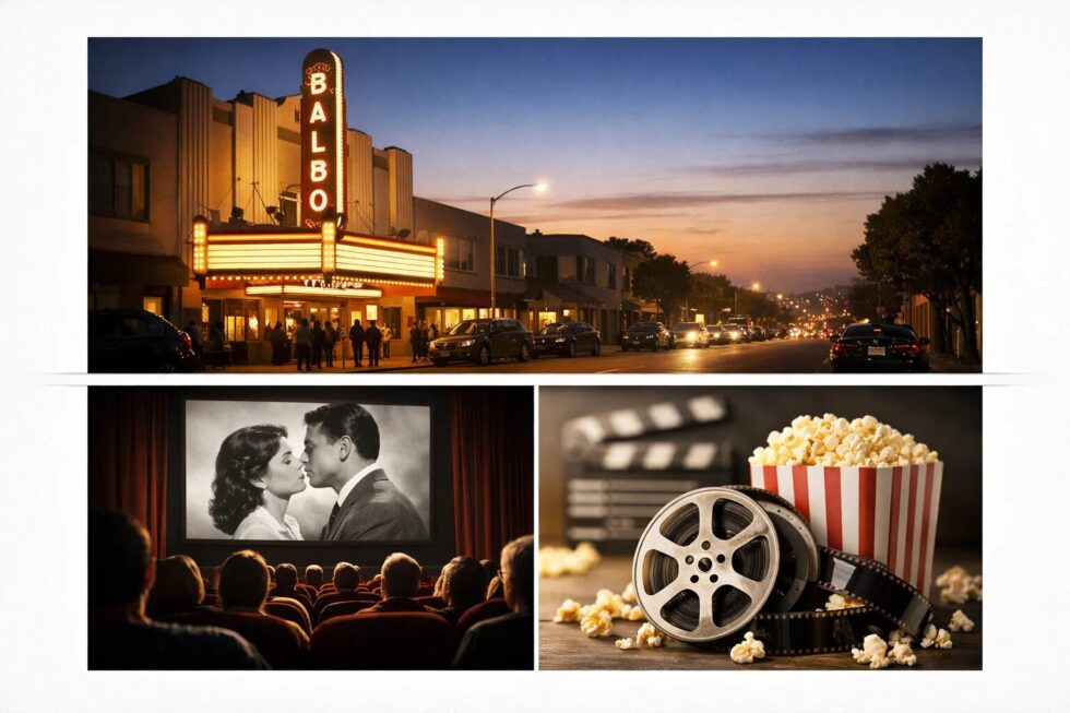 Explore the Balboa Theater in San Francisco. A 100-year-old independent cinema gem in the Richmond District. Discover 2026 showtimes, 70mm screenings, and local community events
